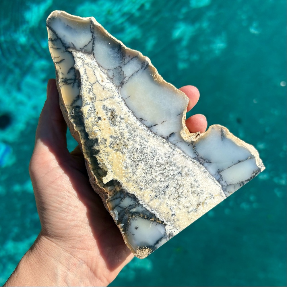 Australian Purple Dendritic Chalcedony Crystal